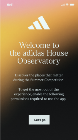 Création expérience réalité augmenté Adidas House