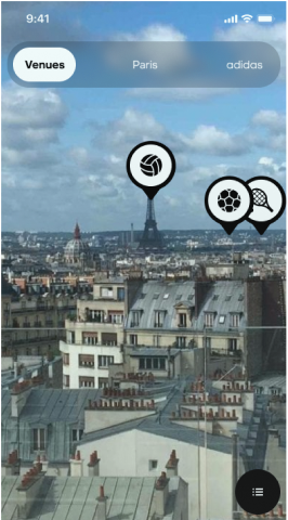 Création expérience réalité augmenté Adidas House