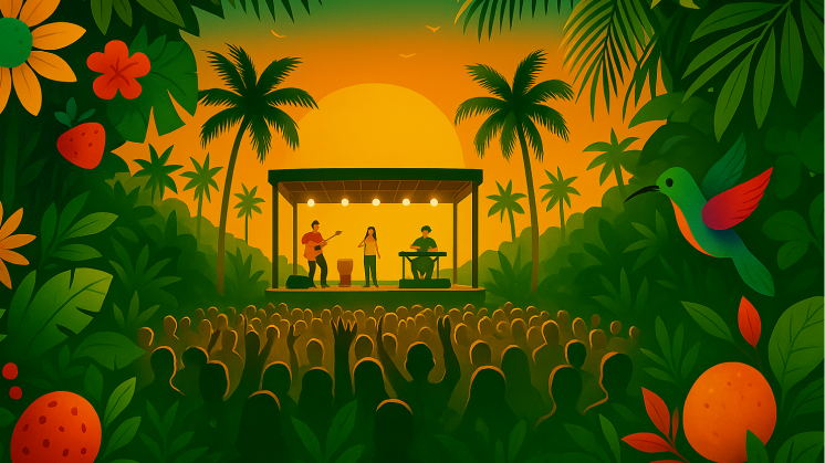 Festival Caribbean Connection design d'interaction