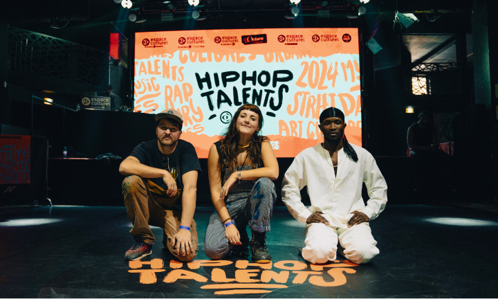 Hiphop Talent habillage vidéo scénographie