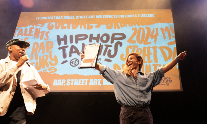 Hiphop Talent habillage vidéo scénographie