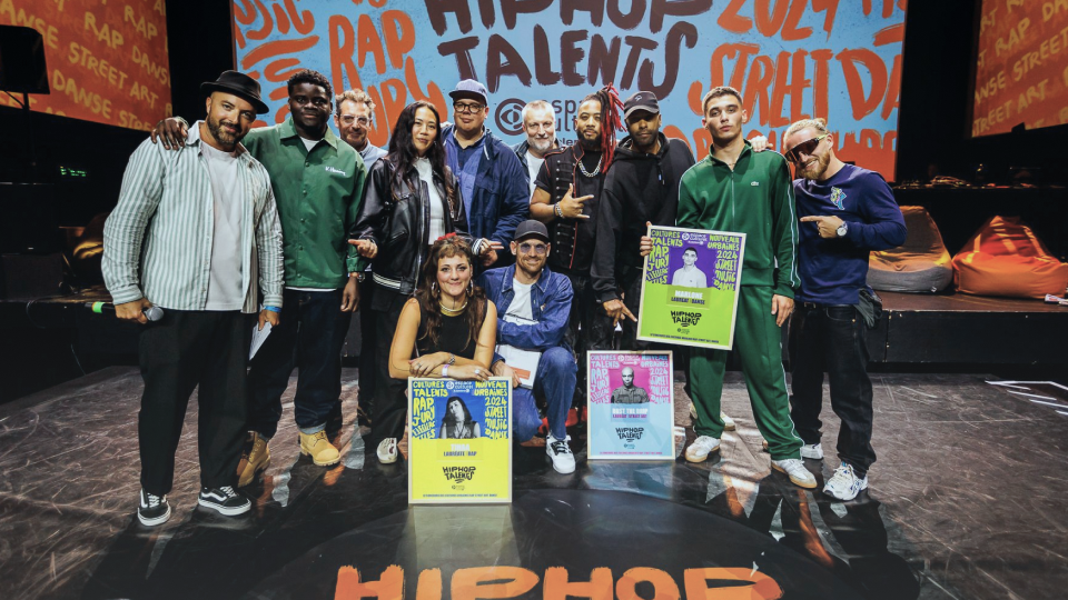 Hiphop Talent habillage vidéo scénographie