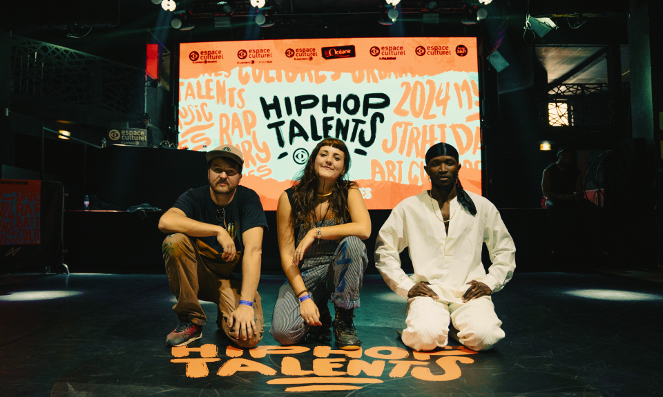 Hiphop Talent habillage vidéo scénographie