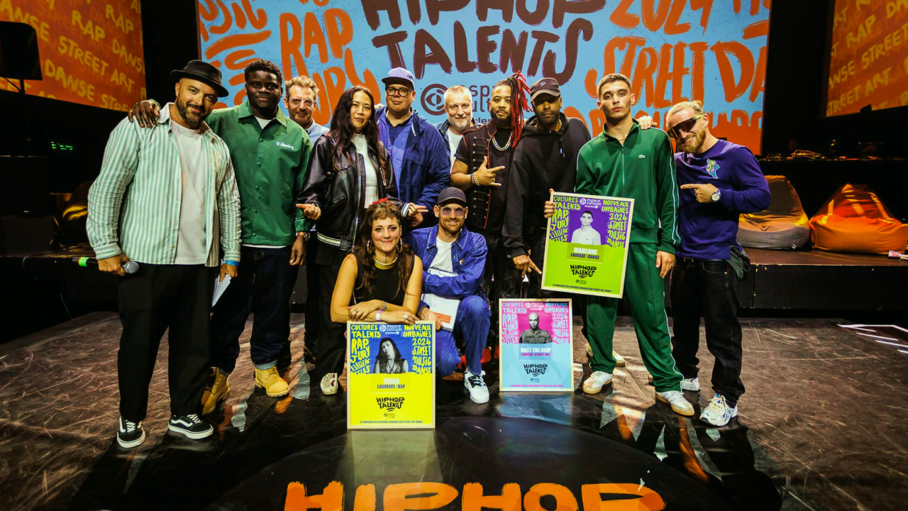 Hiphop Talent habillage vidéo scénographie